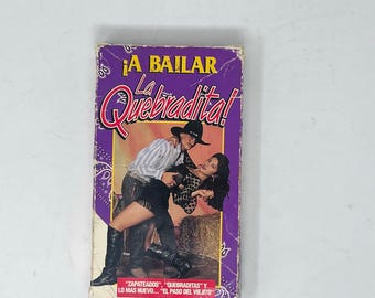Vintage Spanish Dance VHS A Bailar La Quebradita Latin Music Dance Instruction Tape