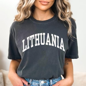 Lithuania Sweatshirt, Comfort Colors Lithuanian Shirt, Lithuania Sweater Vilnius Lithuania Shirt, Lithuania Trip Gift Souvenir, Baltic Shirt