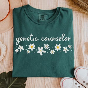 Genetic Counselor Shirt, Comfort Colors Genetic Counseling Shirt, Department of Genetics Student Graduation Gift, Gene DNA Geneticist Shirt