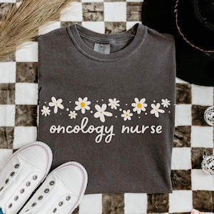 Oncology Nurse Shirt, Comfort Colors Chemo Nurse Shirt, Onc RN Shirt, Cancer Nurse Shirt, New Nurse Nursing School Graduation Gift for Nurse