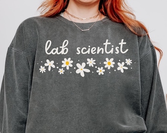 Sudadera de científico de laboratorio, colores cómodos, regalo de graduación de técnico de laboratorio, camiseta de patólogo y técnico médico, regalo para la semana del laboratorio.