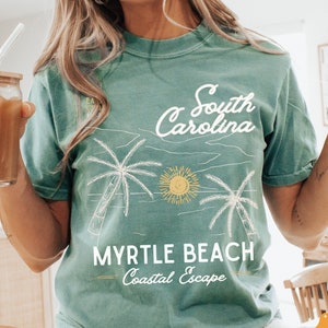 Myrtle Beach Shirt South Carolina Sweatshirt, Comfort Colors Myrtle Beach SC Sweatshirt Crewneck, Myrtle Beach T-Shirt South Carolina Gift