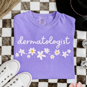 Dermatologist Shirt, Comfort Colors Esthetician Shirt Cosmetology Beauty School Graduation Gift,Skin Doctor Cosmetologist Dermatology Shirt