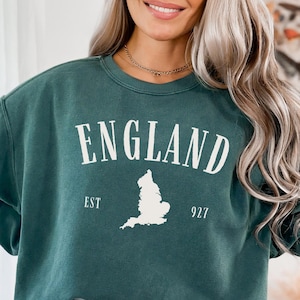 England Sweatshirt, London Sweatshirt, Travel England Shirt, England Sweater, England Gift, UK Sweatshirt, British Crewneck, English Tshirt