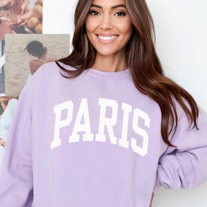 Paris Sweatshirt, Comfort Colors Paris Shirt, France Sweatshirt, France Gifts, Paris Souvenir, Paris Sweater, Paris Crewneck, Paris Tshirt