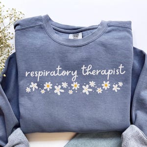 Shirt ademhalingstherapeut, comfortkleuren RRT-sweater, ademhalingstherapeut graduatiecadeau, RT long-T-shirt ademhalingstherapie ronde hals