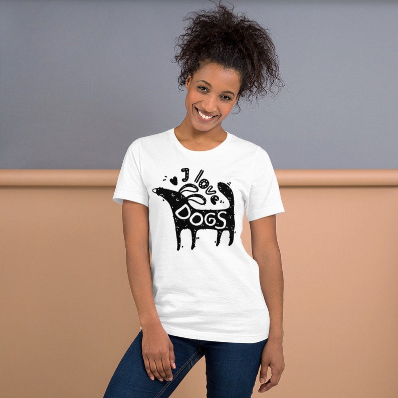 I Love Dogs Shirt I Love Dogs Tshirt Dog Lover Shirt Doggo - Etsy