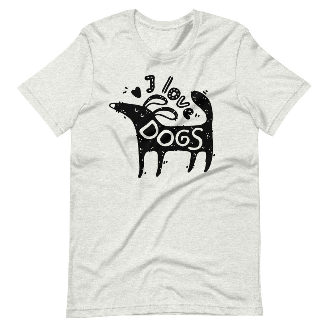 I love dogs shirt I love dogs tshirt Hundeliebhaber Shirt Etsy.de