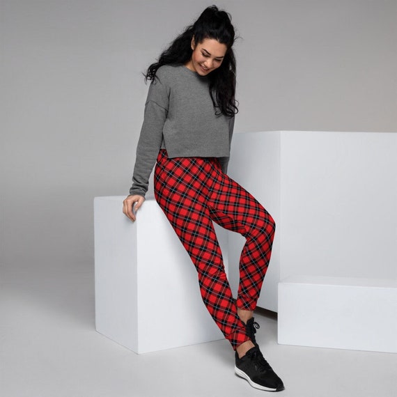 Christmas Buffalo Plaid Pants as 