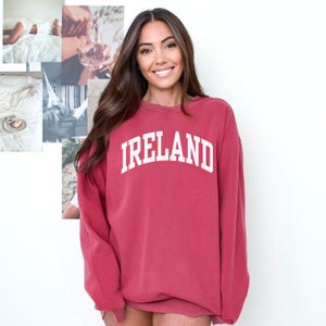 Ireland Sweatshirt, Comfort Colors Ireland Shirt, Ireland Tshirt, Moving to Ireland Gift Souvenir, Irish Sweatshirt Northern Ireland Sweater