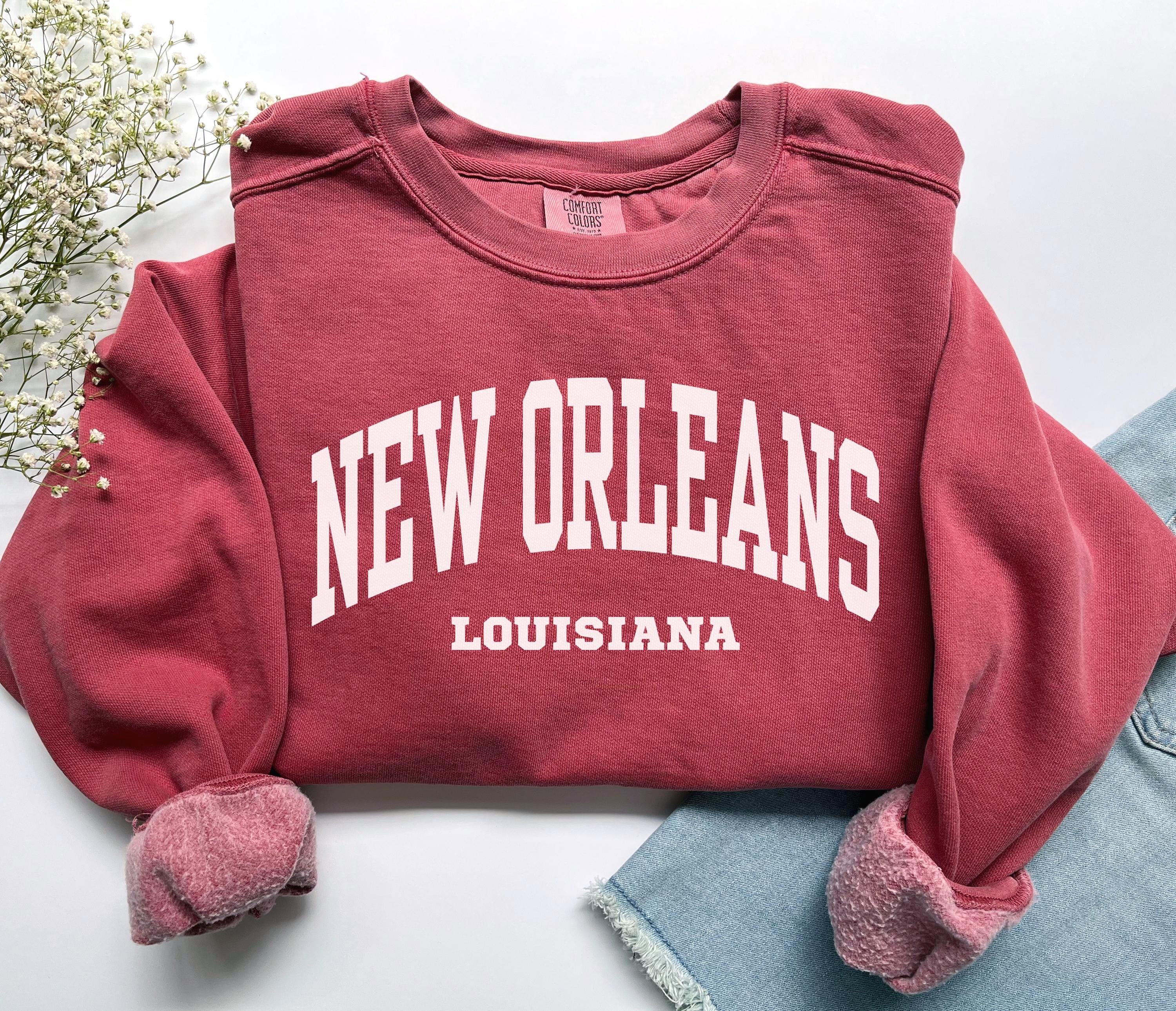 New Orleans Sweatshirt, Comfort Colors Louisiana New Orleans Shirt