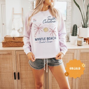 Myrtle Beach Shirt South Carolina Sweatshirt, Comfort Colors Myrtle Beach SC Sweatshirt Crewneck, Myrtle Beach T-Shirt South Carolina Gift