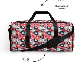 Flower Duffle Bag for Women Floral 