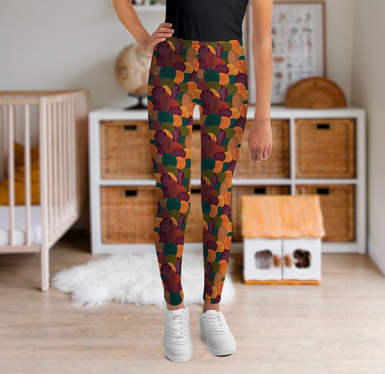 Fall Leggings for Kids as Thanksgiving 