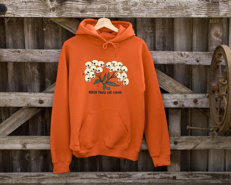 Skull Halloween Sweater Spooky Halloween Hoodie, Trick or Treat Sweatshirt Skull Sweatshirt, Womens Fall Sweater Cozy Halloween Gift for Her
