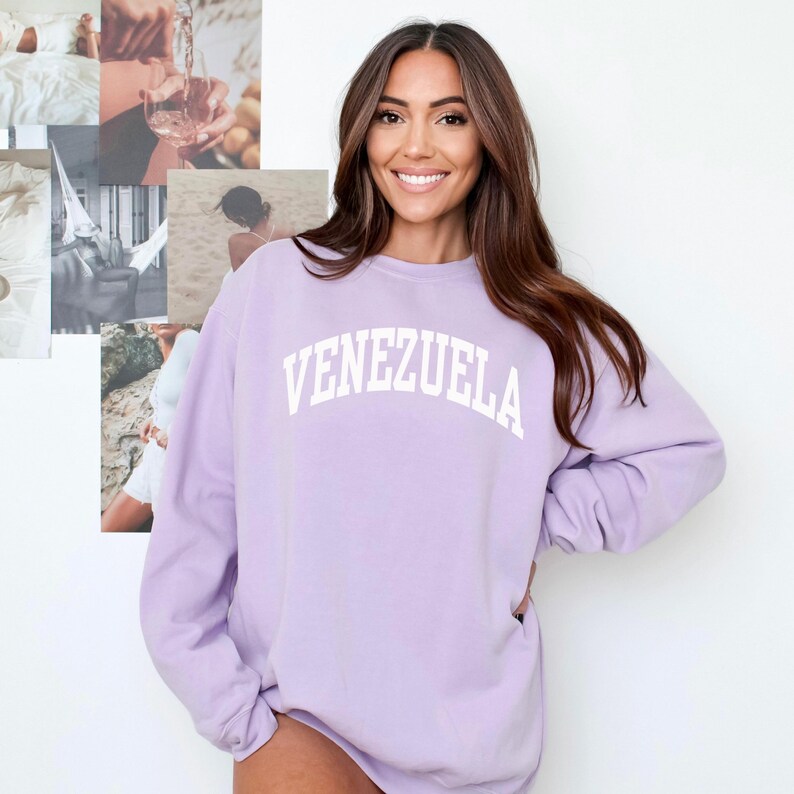 Venezuela Sweatshirt, Comfort Colors Venezuela Shirt, Venezuela Sweater Tee, South America Shirt, Sports Jersey Venezuela Trip Souvenir Gift