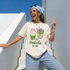 Trendy Matcha Shirt, Comfort Colors Matcha Club Shirt Wellness Matcha Lover Gift,Clean Girl Aesthetic Matcha Latte Gin Z Vintage Graphic Tee