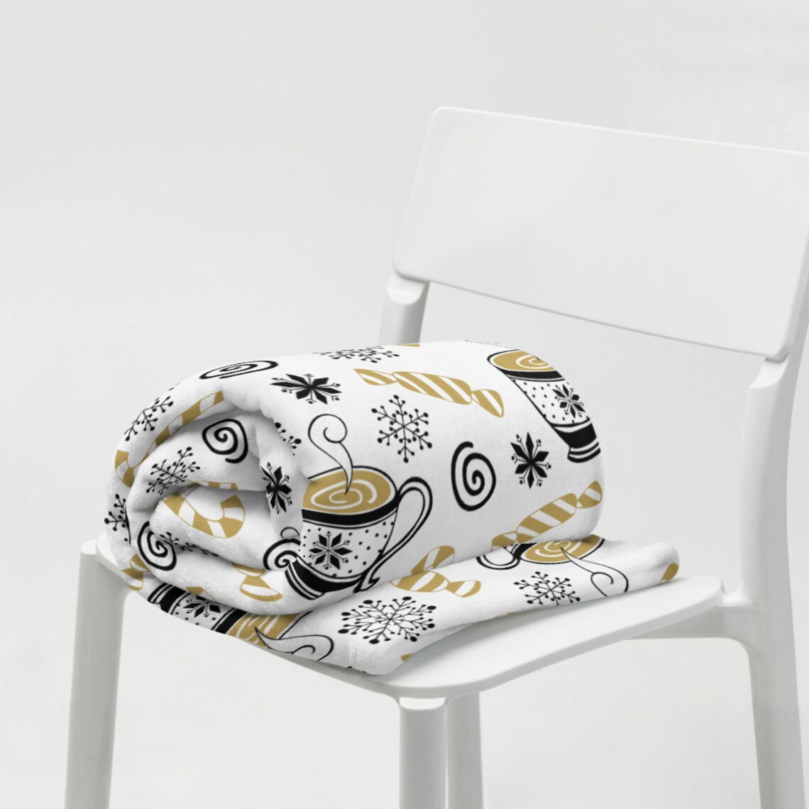 Coffee blanket Cozy blanket 50 x 60 blanket Ok but first Etsy