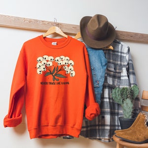 Skull Halloween Sweater Spooky Halloween Hoodie, Trick or Treat Sweatshirt Skull Sweatshirt, Womens Fall Sweater Cozy Halloween Gift for Her