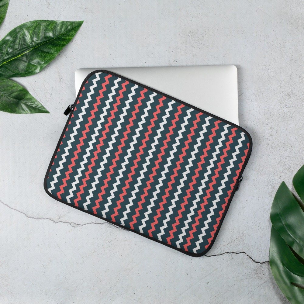 Retro laptop sleeve Striped laptop sleeve Stripe laptop Etsy