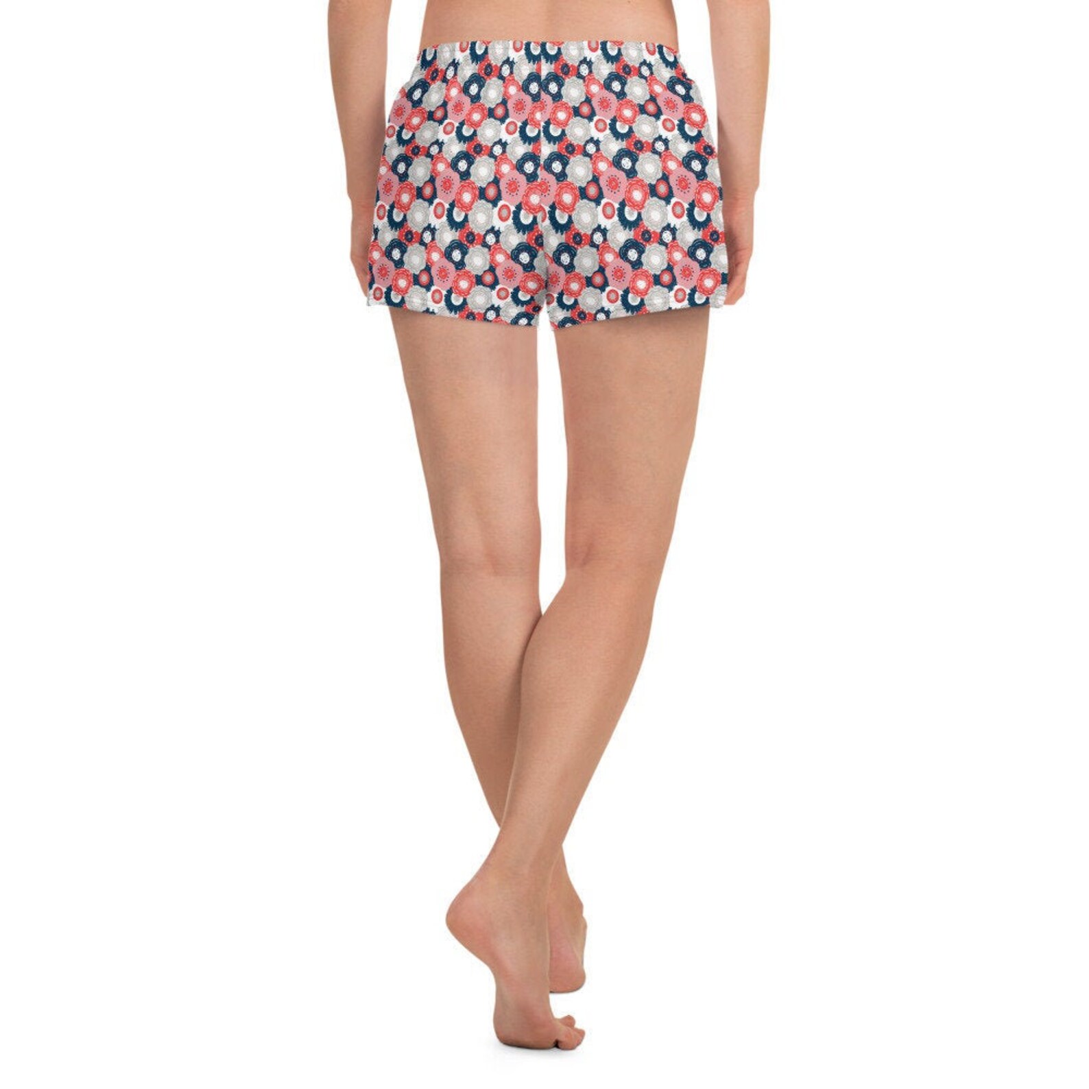 womens floral running shorts