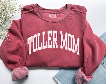 Nova Scotia Duck Tolling Retriever Mama Sweatshirt, Comfort Farben Toller Mama Shirt Hundemama Geschenk, Hundemama Sweatshirt Duck Toller Mama Shirt