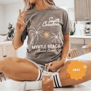 Myrtle Beach Shirt South Carolina Sweatshirt, Comfort Colors Myrtle Beach SC Sweatshirt Crewneck, Myrtle Beach T-Shirt South Carolina Gift