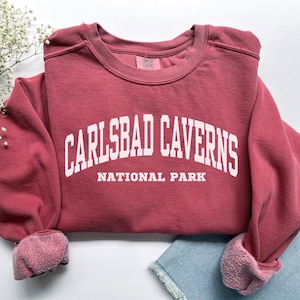 Carlsbad Caverns National Park Shirt, Comfort Colors Carlsbad Caverns Sweatshirt, New Mexico Crewneck Tee, New Mexico Vacation Souvenir Gift