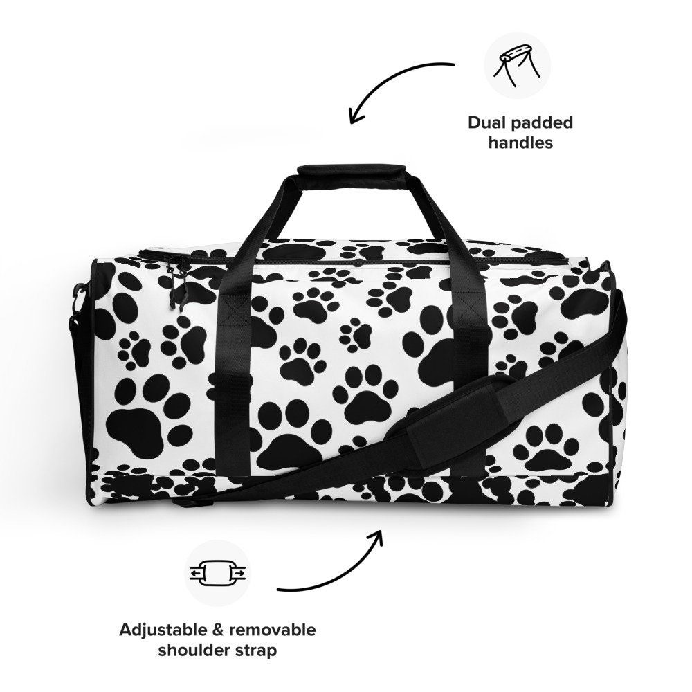 Paw Duffle Bag for Women Dog Duffle Bag for Men Cat Travel Etsy UK