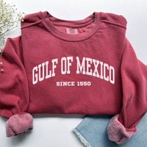 Gulf of Mexico Sweatshirt, Comfort Colors Gulf of Mexico Shirt, Mexico Vacation Trip Mexican Gift, America Democrat Liberal Gulf Coast Shirt