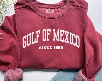 Gulf of Mexico Sweatshirt, Comfort Colors Gulf of Mexico Shirt, Mexico Vacation Trip Mexican Gift,American Democrat Liberal Gulf Coast Shirt