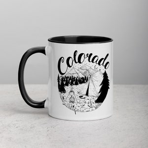 Colorado Coffee Mug, Travel Colorado Mug, CO State Mug, Colorado Mountain Mug, New Home Gift, Coworker Moving To Colorado Gift, Colorado Cup