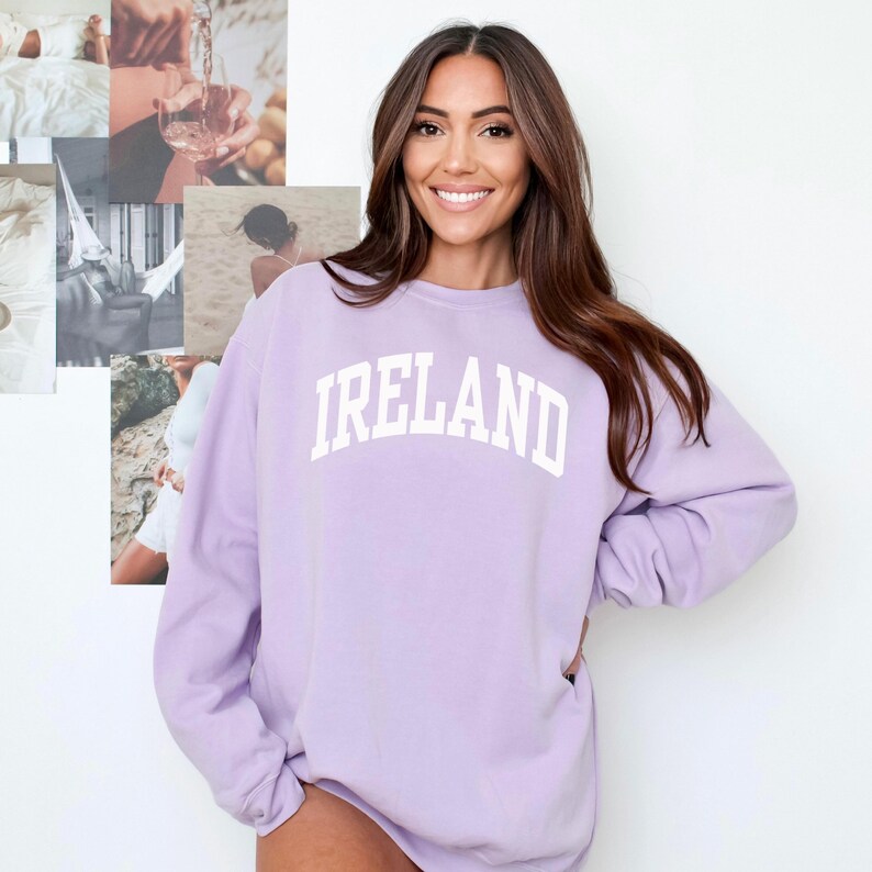 Ireland Sweatshirt, Comfort Colors Ireland Shirt, Ireland Tshirt, Moving to Ireland Gift Souvenir, Irish Sweatshirt Northern Ireland Sweater