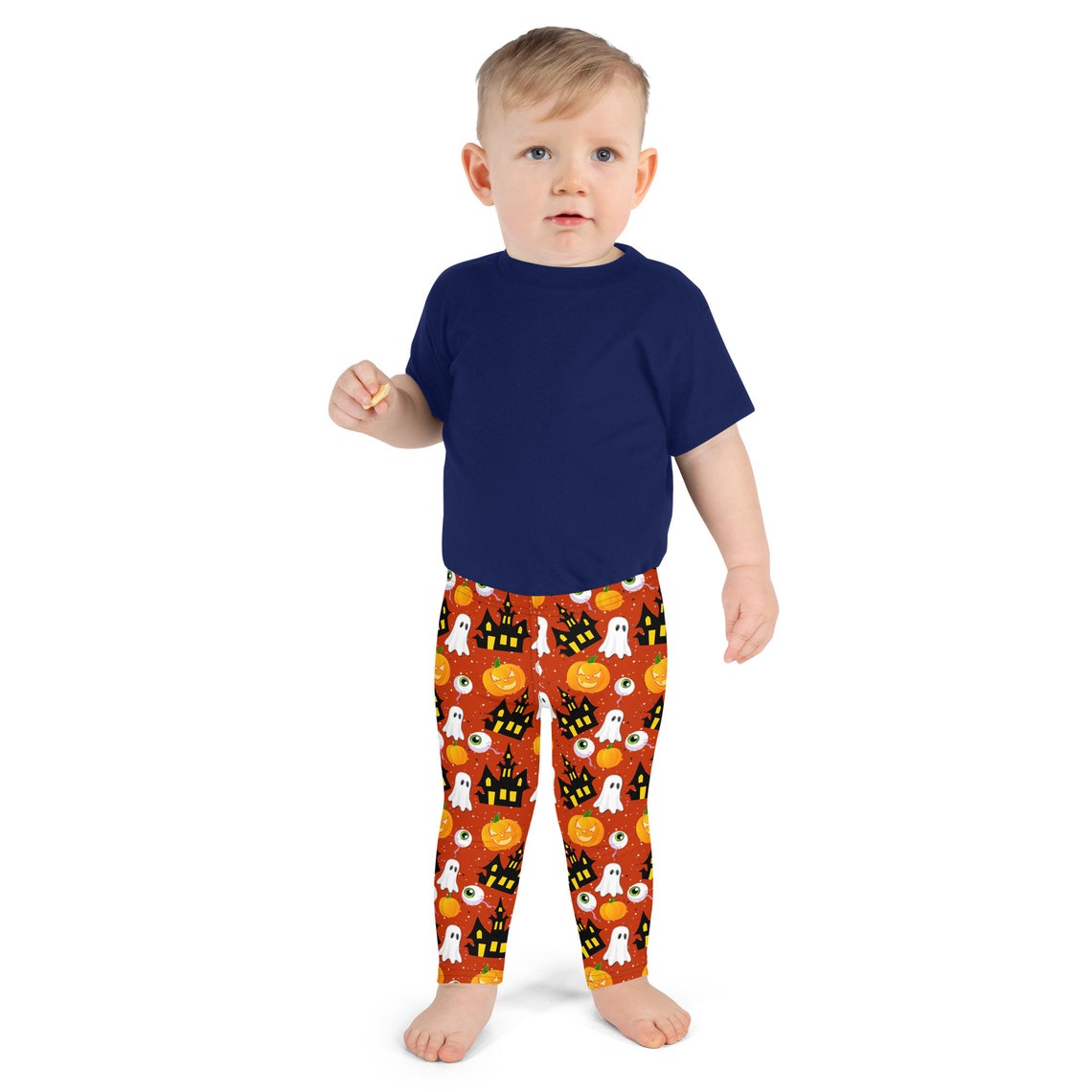 Kids Halloween Costume Kids Halloween Pants, Red Kids Leggings Kids
