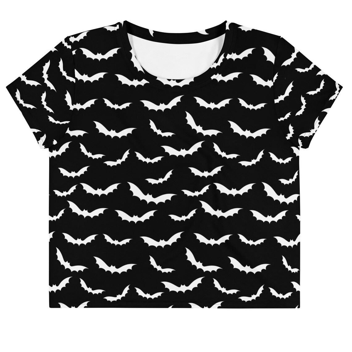 Halloween Crop Top Womens Halloween Costume Black Cropped Top Etsy