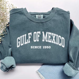 Gulf of Mexico Sweatshirt, Comfort Colors Gulf of Mexico Shirt, Mexico Vacation Trip Mexican Gift, America Democrat Liberal Gulf Coast Shirt