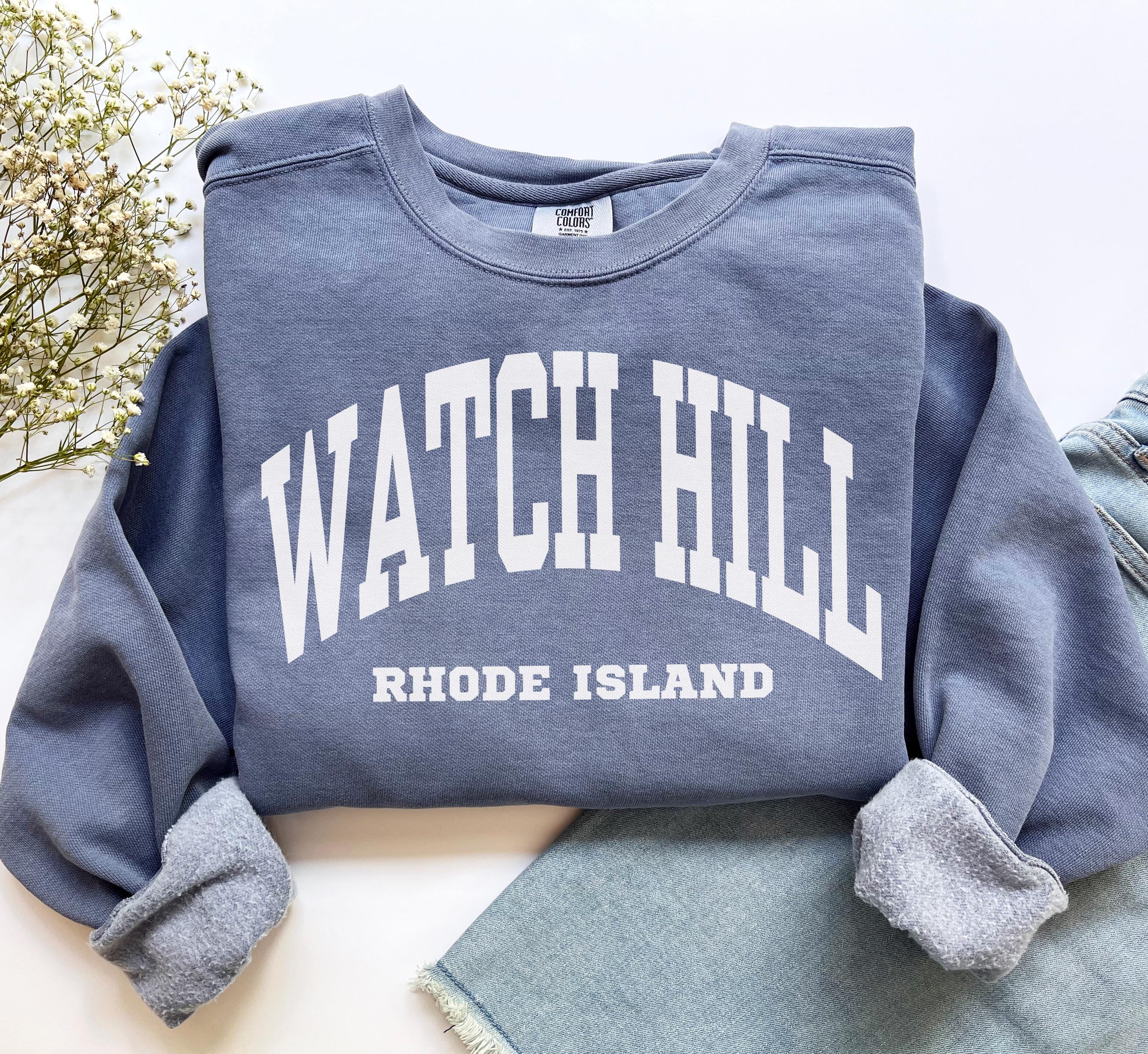 Watch Hill Sweatshirt, Comfort Colors Watch Hill RI Shirt Rhode