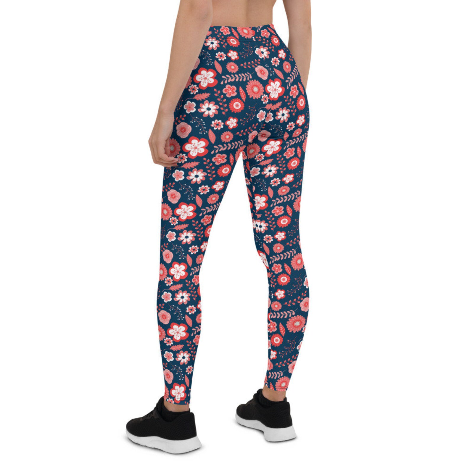 blue and pink leggings