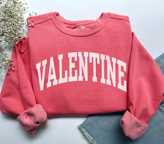 Valentine Sweatshirt, Comfort Colors Be My Valentine Shirt Valentines Day Gift XOXO Sweater, Preppy Valentines Day Crewneck Love Sweatshirt