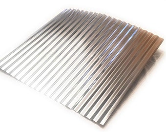 New Barn Tin Metal (3 pack)- Galvanized Material- Multiple Sizes- Easily Cuts With Normal Tin Snips- Craft Projects- Fast and Free Shipping
