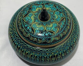 Hand Carved Primitive Wooden Bowl Cut Out Bowl Animal Carved wood Bowl Tribal Travel Decor Ethnic Style Collectible Wood Art