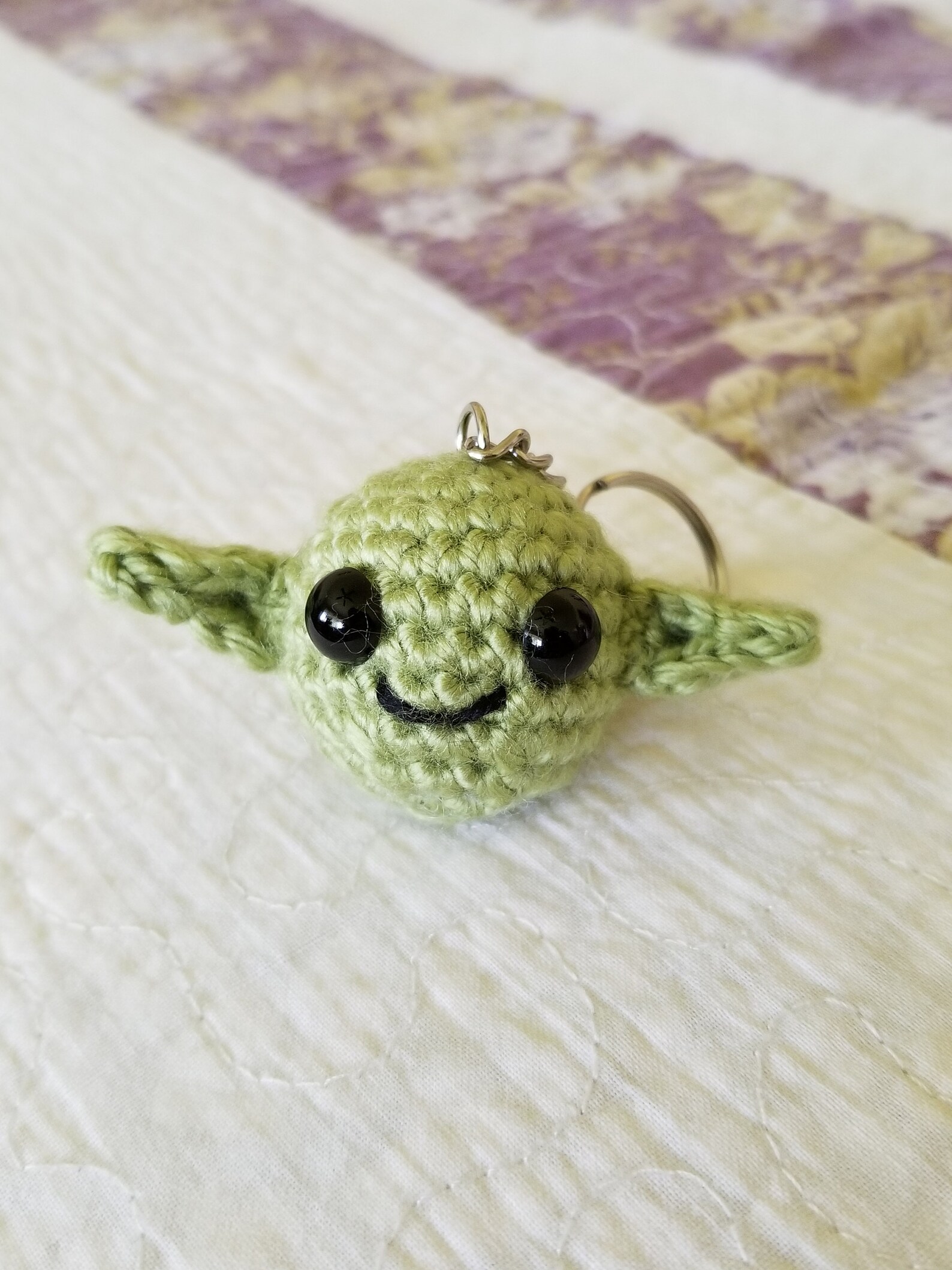 Baby Yoda Keychain Handmade crochet keychain / Star Wars / Etsy