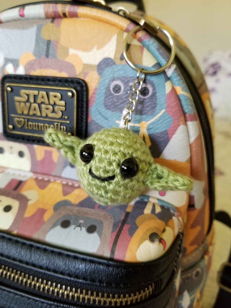 Baby Yoda Keychain Handmade crochet keychain / Star Wars / Etsy