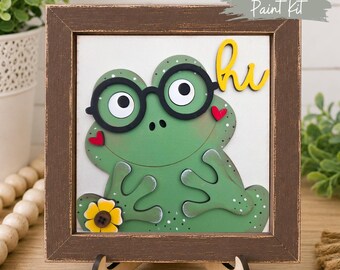DIY Spring Frog Hi Paint Kit: Interchangeable Ladder/Frame Insert