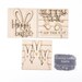 Bunny Trail Easter Leaning Ladder Paint Kit | Party Decor | Home Decor Laser Cut Wood Blanks | Paint Kits