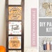 Leaning Ladder Fall Pumpkin Spice DIY Paint Kit | Autumn Decor | Home Decor Laser Cut Wood Blanks | Paint Kits