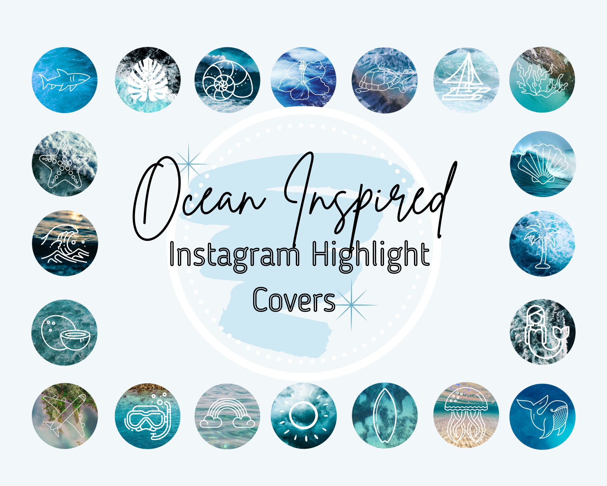 Instagram Highlight Covers Bright, Social Media Icons, Ig Story Covers