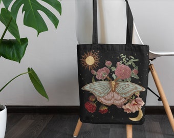 Bolso Tote Estético Bolso Tote Bolso Tote Planta Estética Bolso Tote Trendy Bolso Tote Floral Bolso Tote Flor Bolso Tote Lindo Bolso Tote Retro Bolso Tote Bruja