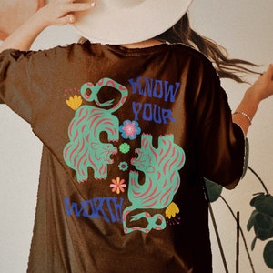 Y2k Shirt You Matter Shirt Mental Health Shirt Tiger Shirt Trendy Clothes Alt Clothing Oversized T Shirt 90s Aesthetic Preppy Clothes Tarot
