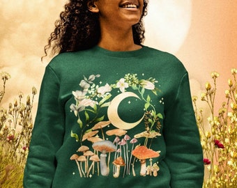 Goblincore Mushroom Sweatshirt Cottagecore Clothing Goblincore Clothing Cottage core Mushroom Sweatshirt Cottagecore Mushroom Clothing Fairy